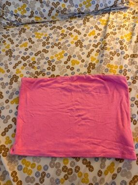 American Eagle Hot Pink Ribbed Tube Top